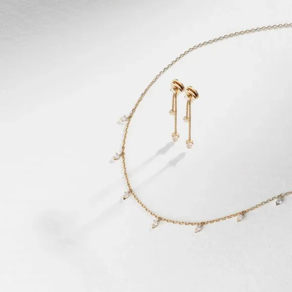 SOLD - Piaget 18k Gold Sunlight Diamond Necklace - Picture 10 of 10